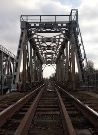 Ферменный мост однопутный