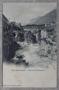 Gotthardbahn - Viadukt bei Göschenen